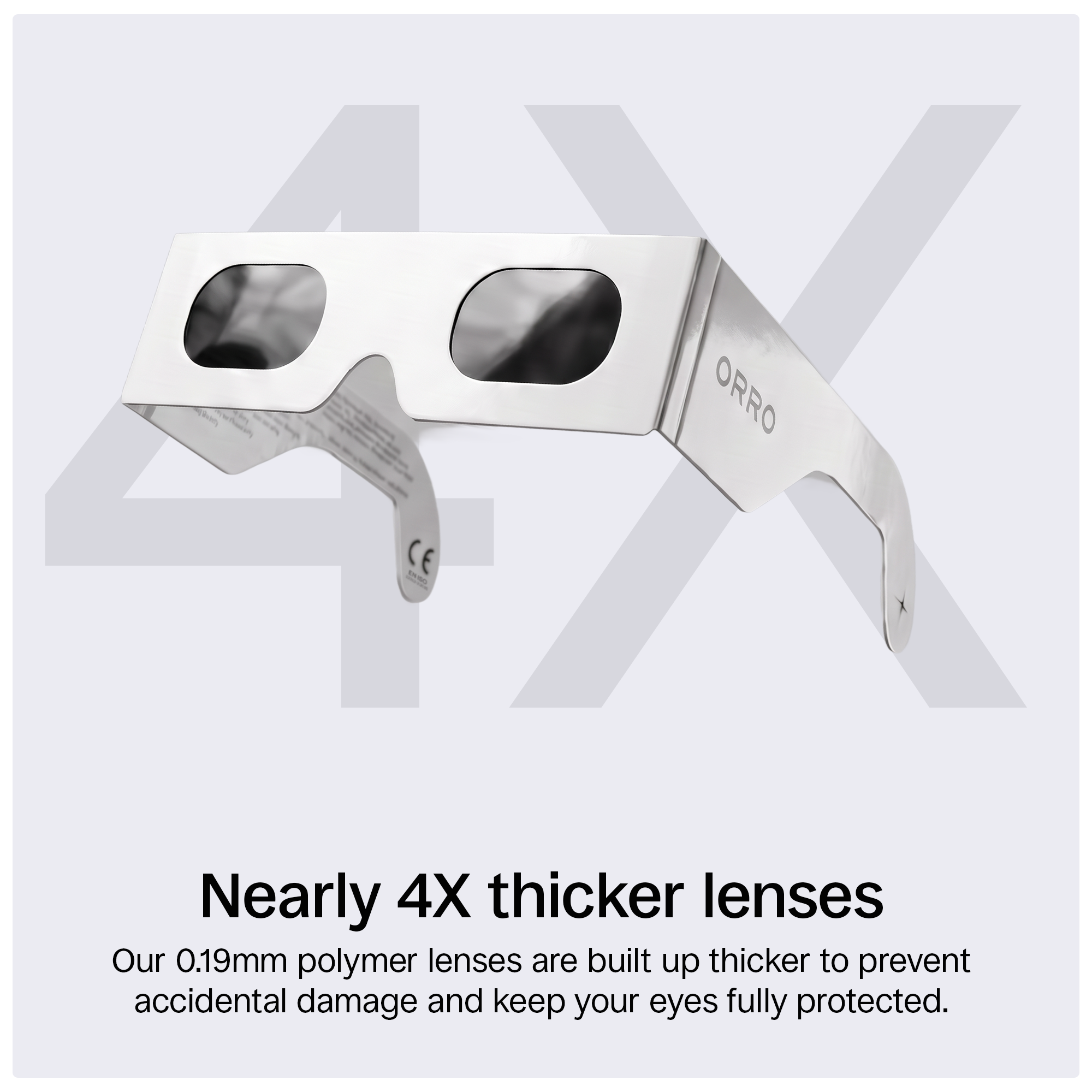 Lunettes pour éclipse solaire « Edge » de 45 mm