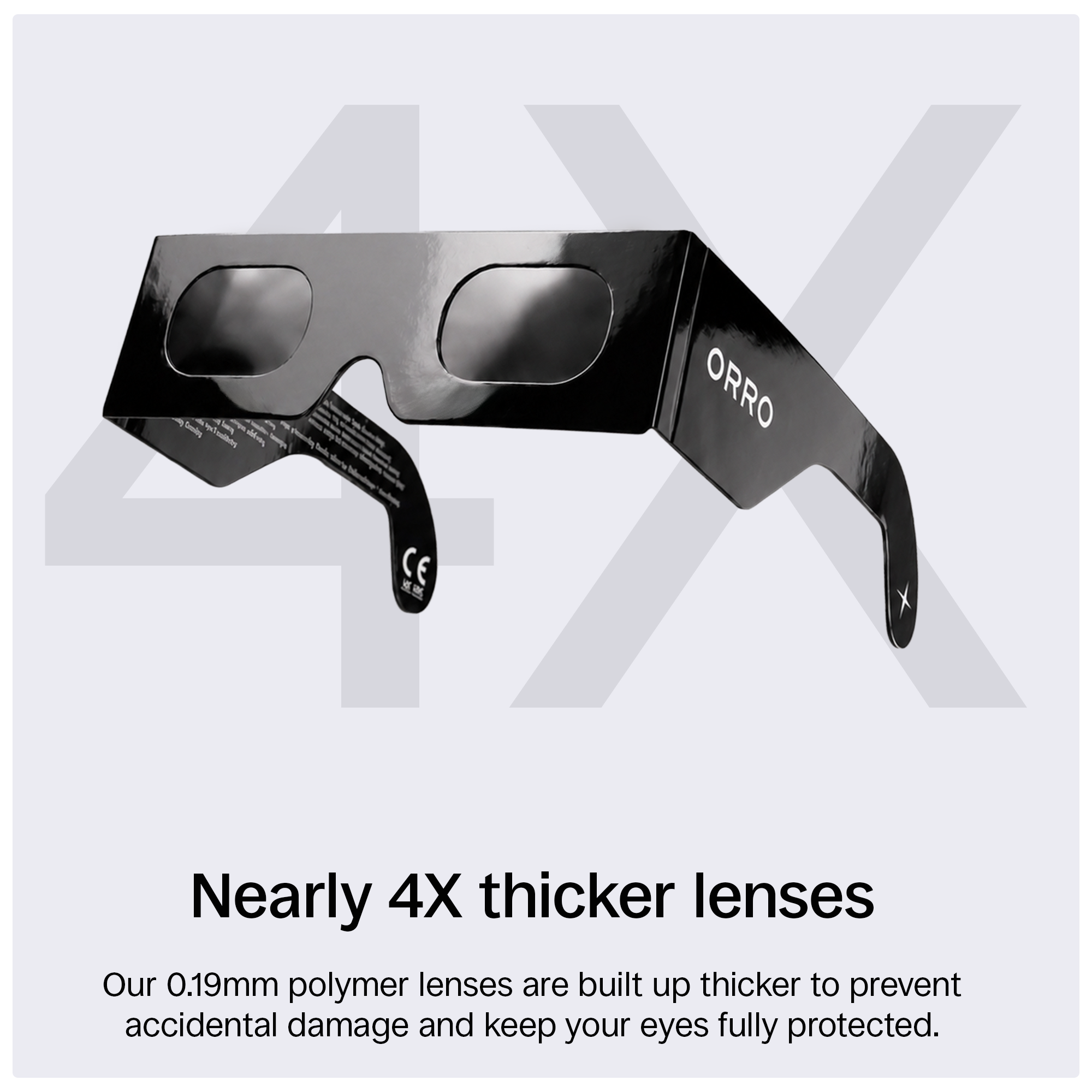 Lunettes pour éclipse solaire « Edge » de 45 mm