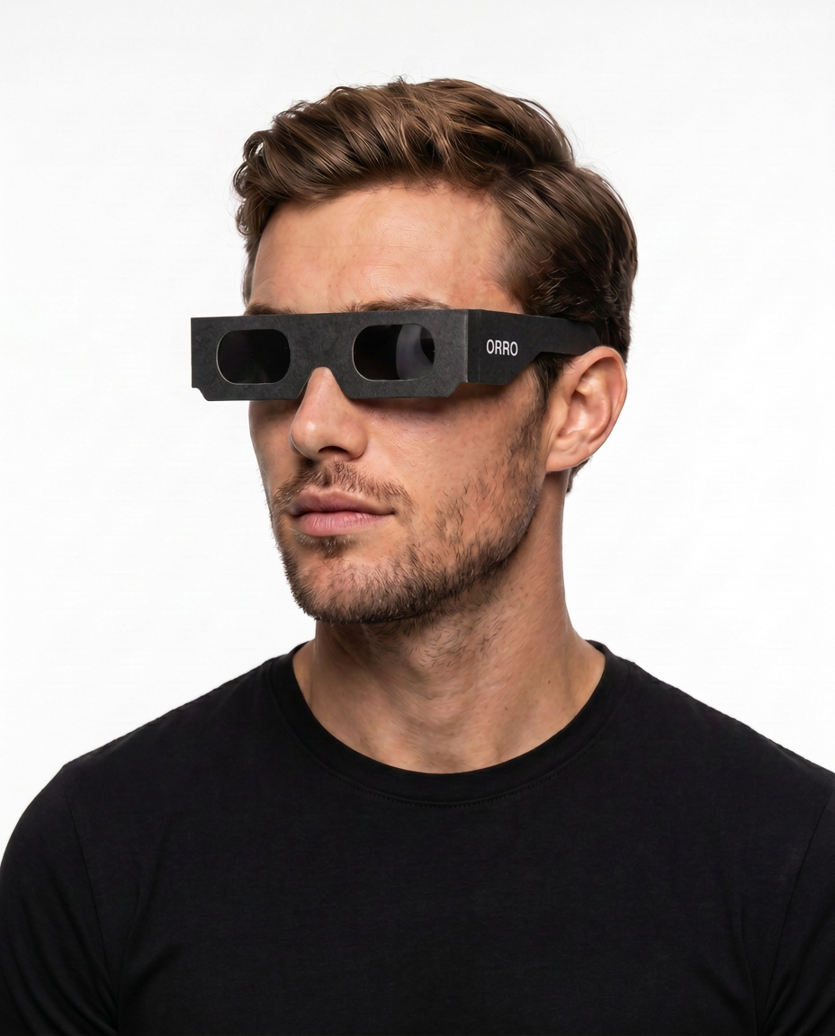 40mm Modern Solar Eclipse Glasses Matte Paper - Limited Edition