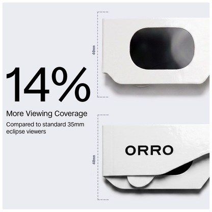 Lunettes modernes pour éclipse solaire de 40 mm