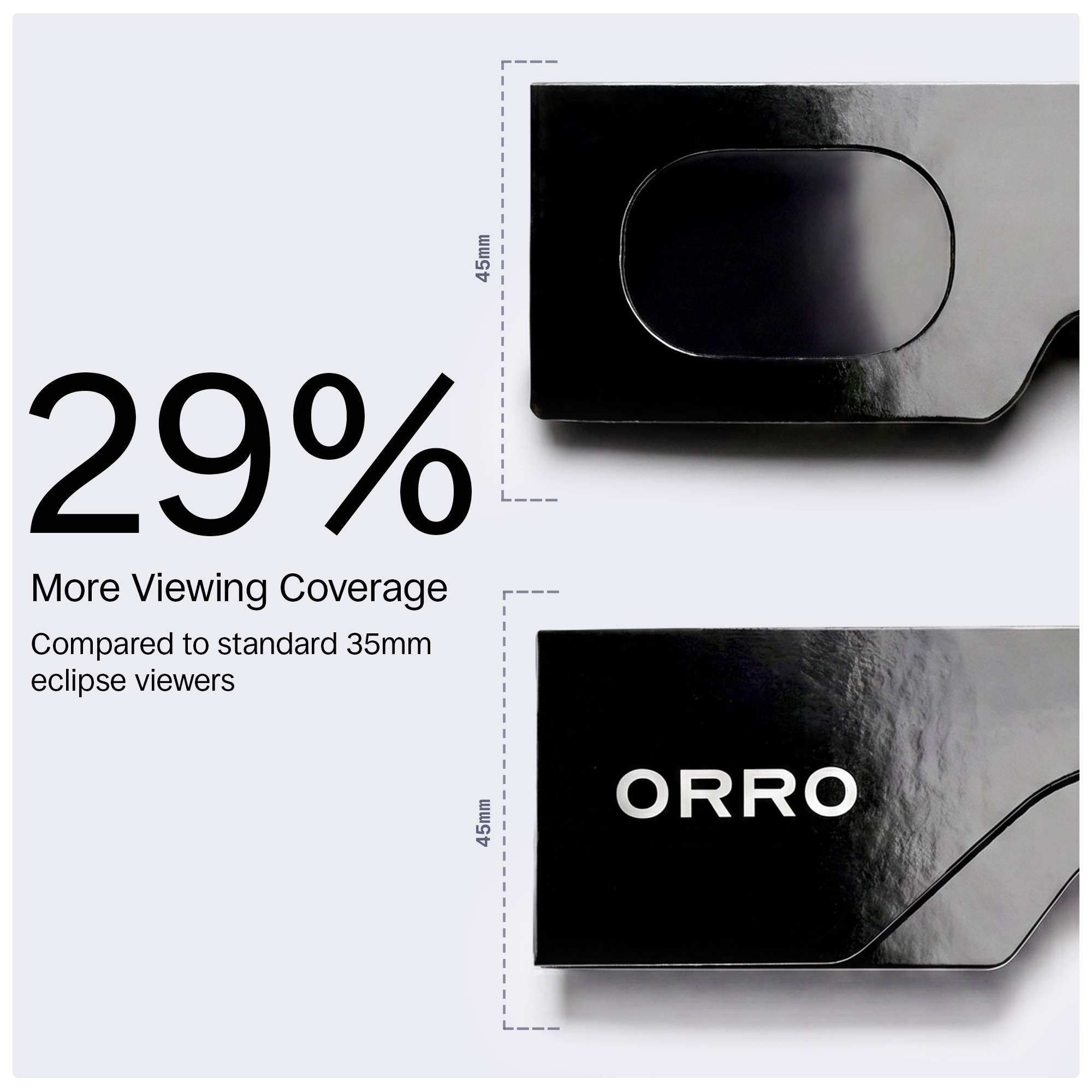 Lunettes pour éclipse solaire « Edge » de 45 mm