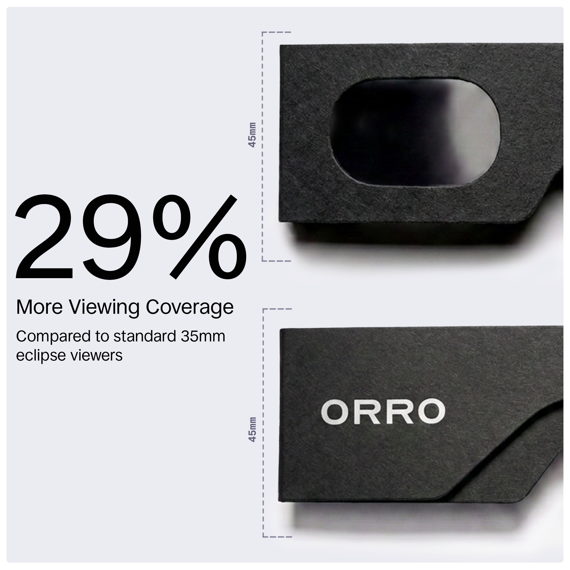 45mm Edge Solar Eclipse Glasses Matte Paper - Limited Edition