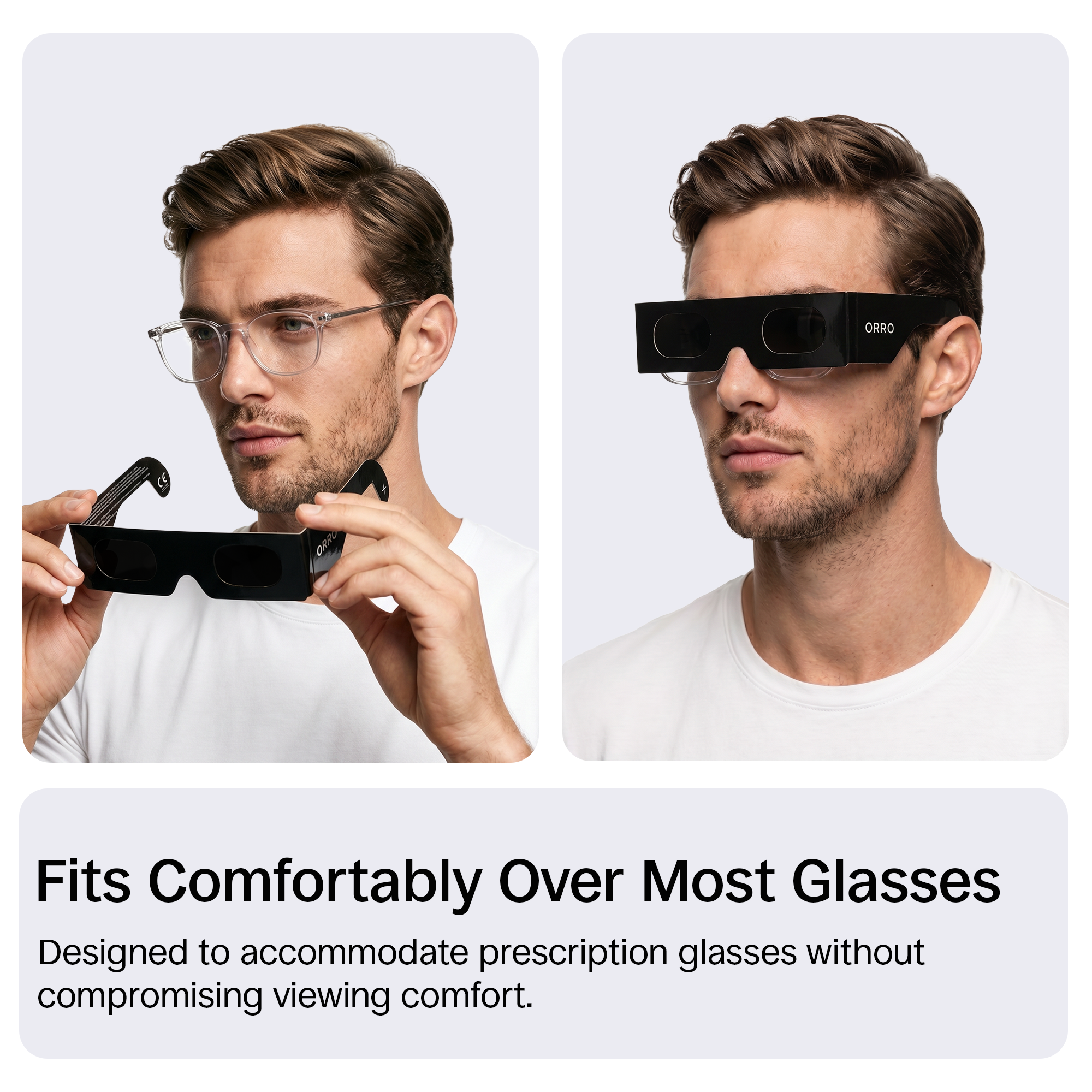 Lunettes pour éclipse solaire « Edge » de 45 mm