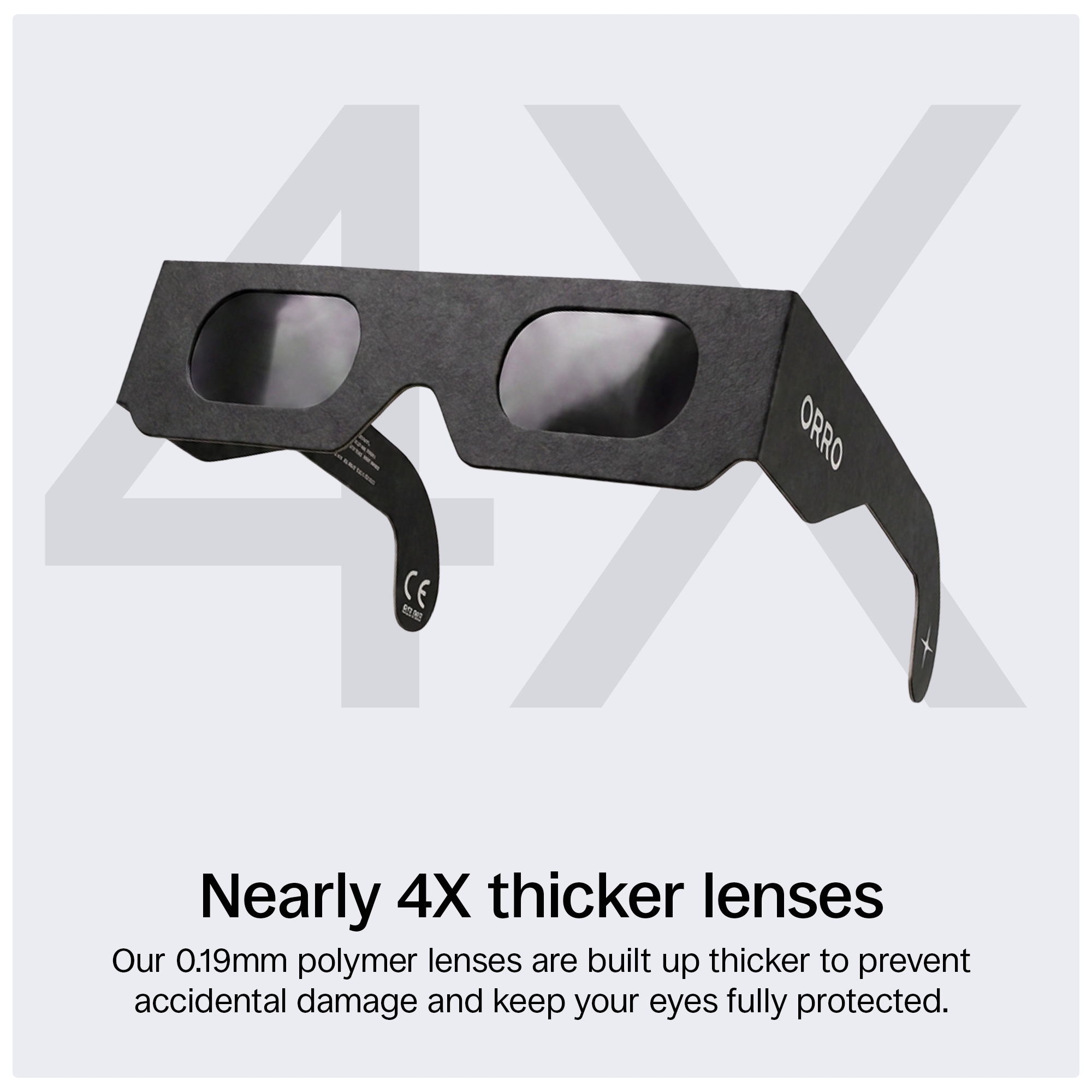 40mm Modern Solar Eclipse Glasses Matte Paper - Limited Edition