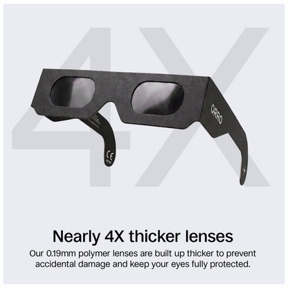 40mm Modern Solar Eclipse Glasses Matte Paper - Limited Edition