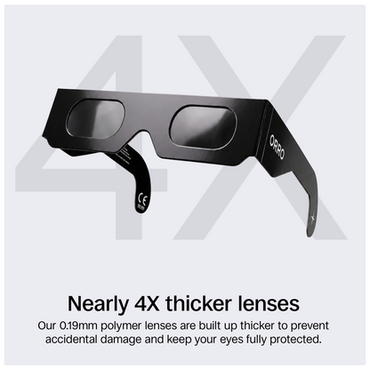 Lunettes modernes pour éclipse solaire de 40 mm