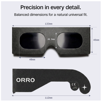 45mm Edge Solar Eclipse Glasses Matte Paper - Limited Edition